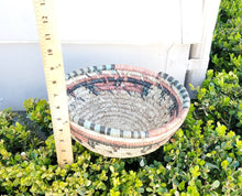 Load image into Gallery viewer, Ethiopian decorative basket handwoven basket large basket, African Art, Décor Baskets,bread basket,Ethiopian Basket