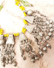 Load image into Gallery viewer, Antique Ethiopian silver wedding granulate fillegrain Argobba necklace 20th,African Necklace,Tribal Jewelry,Royal Jewels,Ethiopian necklace