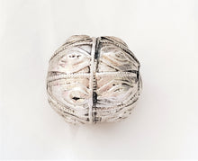 Load image into Gallery viewer, Old silver hallmarked beads from Yemen circa 1910s,Hand Crafted Silver,Ethnic Jewelry,Tribal Jewelry,