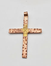 Load image into Gallery viewer, Ethiopian Christian handmade Brass cross pendant cross,religious cross,Ethiopian Cross,Coptic Cross,Coptic ethiopian bronze