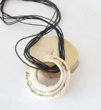 Load image into Gallery viewer, Antique shell slices Necklace Berber Morocco tribal jewelry,old shell slices,Moroccan jewelry,shell Necklace,Ethiopia Silver