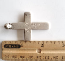 Load image into Gallery viewer, Antique Ethiopian Coptic Christian Cross, Maria Theresa ,silver coin, Cross Pendant, Ethnic Tribal ,Handmade Jewelry
