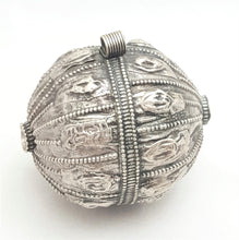 Load image into Gallery viewer, Old silver hallmarked beads from Yemen circa 1910s,Hand Crafted Silver,Ethnic Jewelry,Tribal Jewelry,