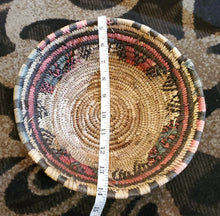 Load image into Gallery viewer, Ethiopian decorative basket handwoven basket large basket, African Art, Décor Baskets,bread basket,Ethiopian Basket
