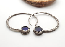 Load image into Gallery viewer, Traditional Old Silver Tuareg hoop earrings Ethnic Tribal,Ethnic Jewelry,sliver Earrings,Dangle & Drop Earrings,Tribal Jewelry,