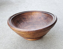 Load image into Gallery viewer, Moroccan Berber Vintage mid-century hand carved Bowl ,African Art Décor ,Moroccan Décor, religious art,Antique Wood Bowl,Berber Carved Wood