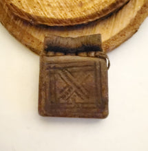 Load image into Gallery viewer, 1 Old Ethiopian Leather Healing Scroll Protection Amulet large size Kitabe,religious pendant,Ethiopian Amulet,Leather,Manuscripts Scroll