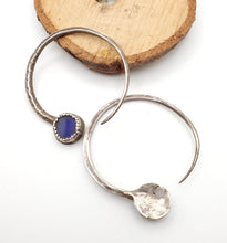 Load image into Gallery viewer, Traditional Old Silver Tuareg hoop earrings Ethnic Tribal,Ethnic Jewelry,sliver Earrings,Dangle & Drop Earrings,Tribal Jewelry,