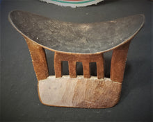 Load image into Gallery viewer, Antique Ethiopian Tribal Hand carved Headrest African Art Decor,African ,Art Décor,Home Décor, religious art