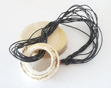 Load image into Gallery viewer, Antique shell slices Necklace Berber Morocco tribal jewelry,old shell slices,Moroccan jewelry,shell Necklace,Ethiopia Silver