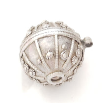 Load image into Gallery viewer, Old silver hallmarked beads from Yemen circa 1910s,Hand Crafted Silver,Ethnic Jewelry,Tribal Jewelry,