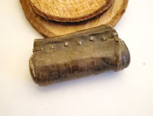 Load image into Gallery viewer, 1 Old Ethiopian Leather Healing Scroll Protection Amulet large size Kitabe,religious pendant,Ethiopian Amulet,Leather,Manuscripts Scroll