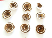 Load image into Gallery viewer, Old carved shell 1 Large Hair adornment/trade beads Berber Mauritania ,Hand Crafted ,CONUS SHELL ,Ethnic Jewelry,Tribal Jewelry