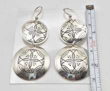 Load image into Gallery viewer, Moroccan Berber Filigree Sterling Silver Dangle Earrings silver 925,Berber Jewelry,sliver Earrings,Dangle & Drop
