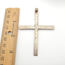 Load image into Gallery viewer, Ethiopian Christian silver cross pendant cross,religious cross,Ethiopian Cross,Coptic Cross,Coptic ethiopian bronze