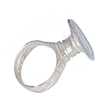 Load image into Gallery viewer, antique Tuareg elevated engraved table silver ring size 10 ,Tuareg jewelry, Sahara ring,Moroccan silver,tribal jewelry,Tuareg silver