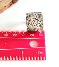 Load image into Gallery viewer, Moroccan antique Talismanic Berber Silver Ring size 8,tribal jewelry,Moroccan jewelry Hand Crafted ,Silver,Ethnic Jewelry,Tribal Jewelry