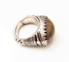 Load image into Gallery viewer, Antique Silver Ancient Carnelian Ring size 6 Yemen tribal jewelry,Yemen ring, Agate ring, Middle East jewelry, Islamic ring, Eye of Allah