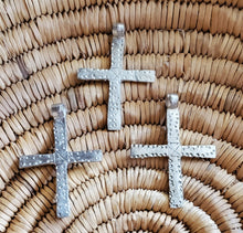 Load image into Gallery viewer, Ethiopian Christian silver cross pendant cross,religious cross,Ethiopian Cross,Coptic Cross,Coptic ethiopian bronze