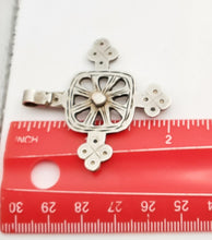Load image into Gallery viewer, Ethiopian Christian 925 silver Coptic cross pendant ,silver cross, religious cross, Ethiopian Cross, Coptic Cross, ethiopian Silver