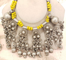 Load image into Gallery viewer, Antique Ethiopian silver wedding granulate fillegrain Argobba necklace 20th,African Necklace,Tribal Jewelry,Royal Jewels,Ethiopian necklace
