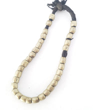 Load image into Gallery viewer, Antique Ethiopian 10''strand of silver Heishi Anklet 1930s ,collectible silver,Ethnic silver Beads ,Jewelry Supplies Beads
