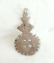 Load image into Gallery viewer, Antique Unique Ethiopian Christian silver pendant,Christian silver,Antique Pendant, Ethnic Tribal,Handmade,Ethiopian Jewelry
