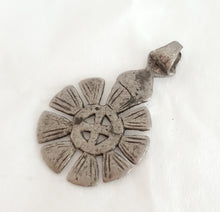Load image into Gallery viewer, Antique Silver Ethiopian pendant Amulet pendant,Genuine old neckcross ,Good silver,Boho jewelry, Ethiopian jewelry
