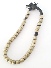 Load image into Gallery viewer, Antique Ethiopian 10''strand of silver Heishi Anklet 1930s ,collectible silver,Ethnic silver Beads ,Jewelry Supplies Beads
