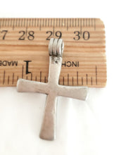 Load image into Gallery viewer, Antique Ethiopian Christian silver cross pendant,Amulet pendant,Genuine old neckcross,Good silver,Boho jewelry
