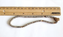 Load image into Gallery viewer, Antique Ethiopian 11''strand of silver Heishi Anklet 1930s ,collectible silver,Ethnic silver Beads ,Jewelry Supplies Beads
