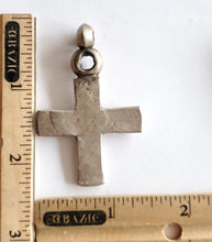 Load image into Gallery viewer, Antique Ethiopian Coptic Christian Cross Maria Theresa silver coin Pendant , Cross Pendant,Ethnic Tribal,Ethiopian Jewelry
