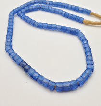 Load image into Gallery viewer, Rare Long Strands of Antique Bohemian Russian Blues Beads from ,late 19th centuries ,African Trade Beads
