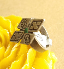 Load image into Gallery viewer, antique Tuareg elevated engraved table silver ring size 7 ,Tuareg jewelry, Sahara ring, Moroccan silver, tribal jewelry, Tuareg silver
