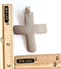 Load image into Gallery viewer, Antique Silver Ethiopian Orthodox Coptic Cross pendant,Maria Theresa ,silver coin, Cross Pendant,Ethnic Tribal,Handmade Jewelry

