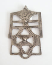 Load image into Gallery viewer, Moroccan Vintage handmade Tuareg Silve pendant, Ethnic Tribal, Tuareg Silver, Sahara jewelry, Ethnic Jewelry, Tribal Jewelry
