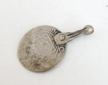 Load image into Gallery viewer, Vintage Coin Pendant high silver from Morocco ,1953s Coin,Silver Coin ,Jewelry Coins,Islam Jewelry, tribal jewelry
