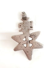Load image into Gallery viewer, Antique Silver Ethiopian pendant Amulet pendant,Genuine old neckcross ,Good silver,Boho jewelry, Ethiopian jewelry
