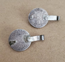 Load image into Gallery viewer, Vintage Coin Pendant high silver from Morocco ,1953s Coin,Silver Coin ,Jewelry Coins,Islam Jewelry, tribal jewelry
