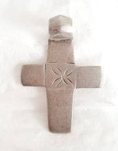 Load image into Gallery viewer, Antique Ethiopian Christian silver cross pendant,Amulet pendant,Genuine old neckcross,Good silver,Boho jewelry
