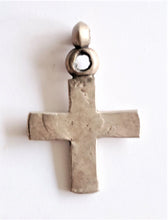 Load image into Gallery viewer, Antique Ethiopian Coptic Christian Cross Maria Theresa silver coin Pendant , Cross Pendant,Ethnic Tribal,Ethiopian Jewelry
