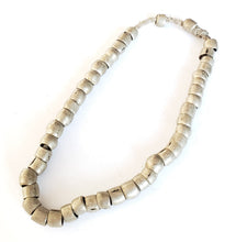 Load image into Gallery viewer, Antique Ethiopian strand of silver Heishi Anklet 1930s,ethiopian Silver,Fashion Anklets, vintage heishi, Silver Antiques,,ethiopian anklet,
