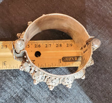 Load image into Gallery viewer, Vintage Silver Bedouin Bangle: Yemen Ethnic Tribal Jewelry
