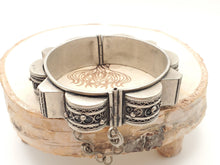 Load image into Gallery viewer, Vintage Berber Sterling Silver Bracelet: Moroccan Tribal Jewelry

