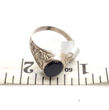 Load image into Gallery viewer, Antique Yemen Carnelian Silver Ring - Tribal Wedding Jewelry, Size 10
