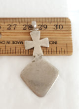 Load image into Gallery viewer, Old Ethiopian 925 Silver Christian Pendant: Ethnic Tribal Jewelry
