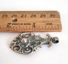 Load image into Gallery viewer, Moroccan Berber Silver Pendant: Traditional Talisman Jewelry
