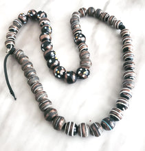 Load image into Gallery viewer, Vintage Venetian Glass Trade Beads: 56 Collectible African Beads Strand
