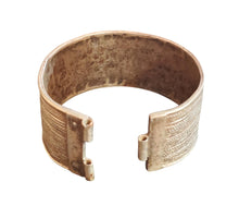Load image into Gallery viewer, Antique Ethiopian Silver Cuff Bracelet: Tribal Boho Jewelry

