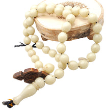 Load image into Gallery viewer, Antique Ethiopian Prayer Beads Tasbih: African Trade Beads, 24''
